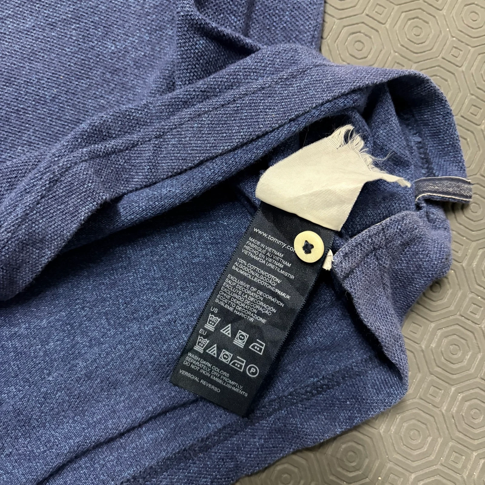 Tommy Hilfiger Blue Polo Size M Slim fit – photo 5